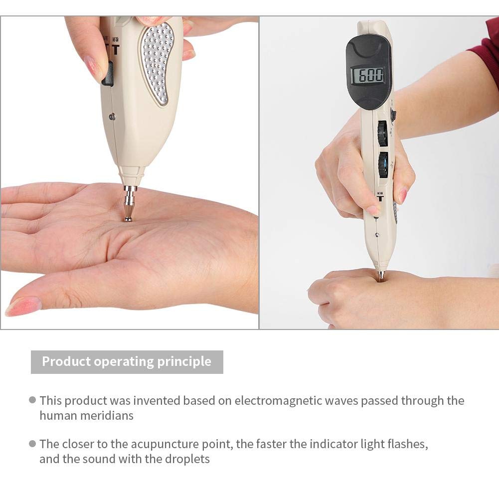 Rechargeable Cordless Acupuncture Pen - Electronic Massage Therapy Device for Pain Relief, Meridian Stimulation & Health Care | Portable Acupressure Tool for Muscle Relaxation, Stress Relief & Home Wellness