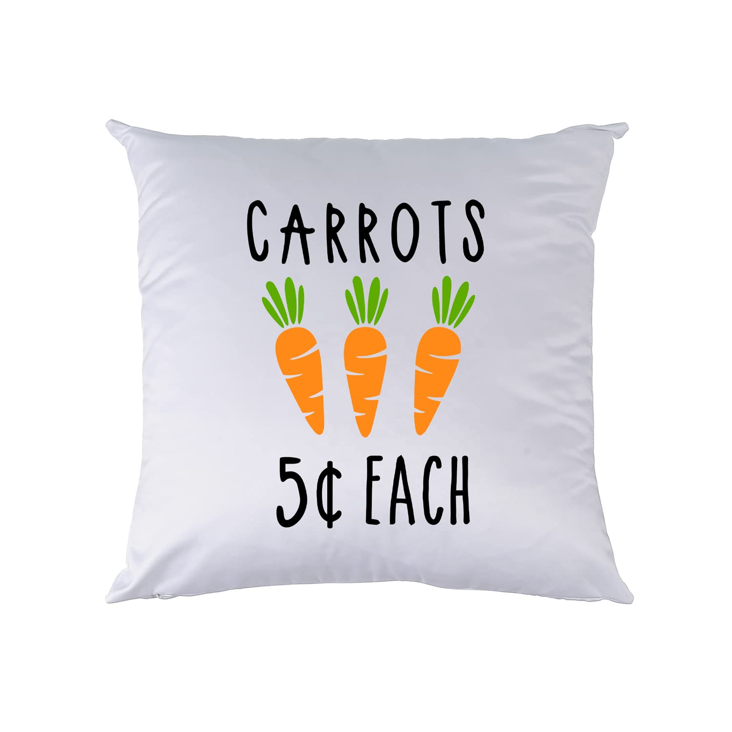 Easter Spring Throw Pillow Cover 16x16 Inch - Soft Decorative Cushion for Sofa, Couch, Bed - White Aesthetic Home Decor for Living Room & Bedroom - Perfect for Easter Decorations, Spring Home Styling and Cozy Interior Design