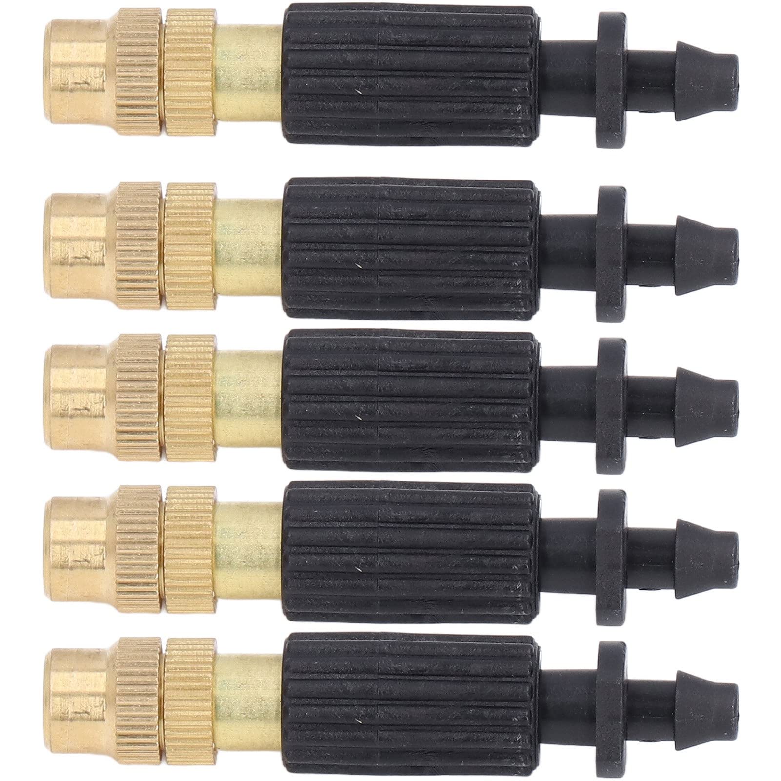 10pcs Adjustable Misting Nozzle 4mm/7mm - Fine Atomizing Spray Nozzles for Garden, Agricultural Drip Irrigation & Outdoor Cooling | Perfect for Greenhouses, Patios, and Hydroponic Systems