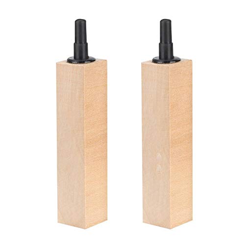 2Pcs Wooden Air Bubble Stone Diffuser - Fine Bubble Cylinder for Hydroponics & Aquarium Air Pumps - Long Lasting Aeration Accessories for Fish Tanks, Hydroponic Systems, and Oxygenation Needs