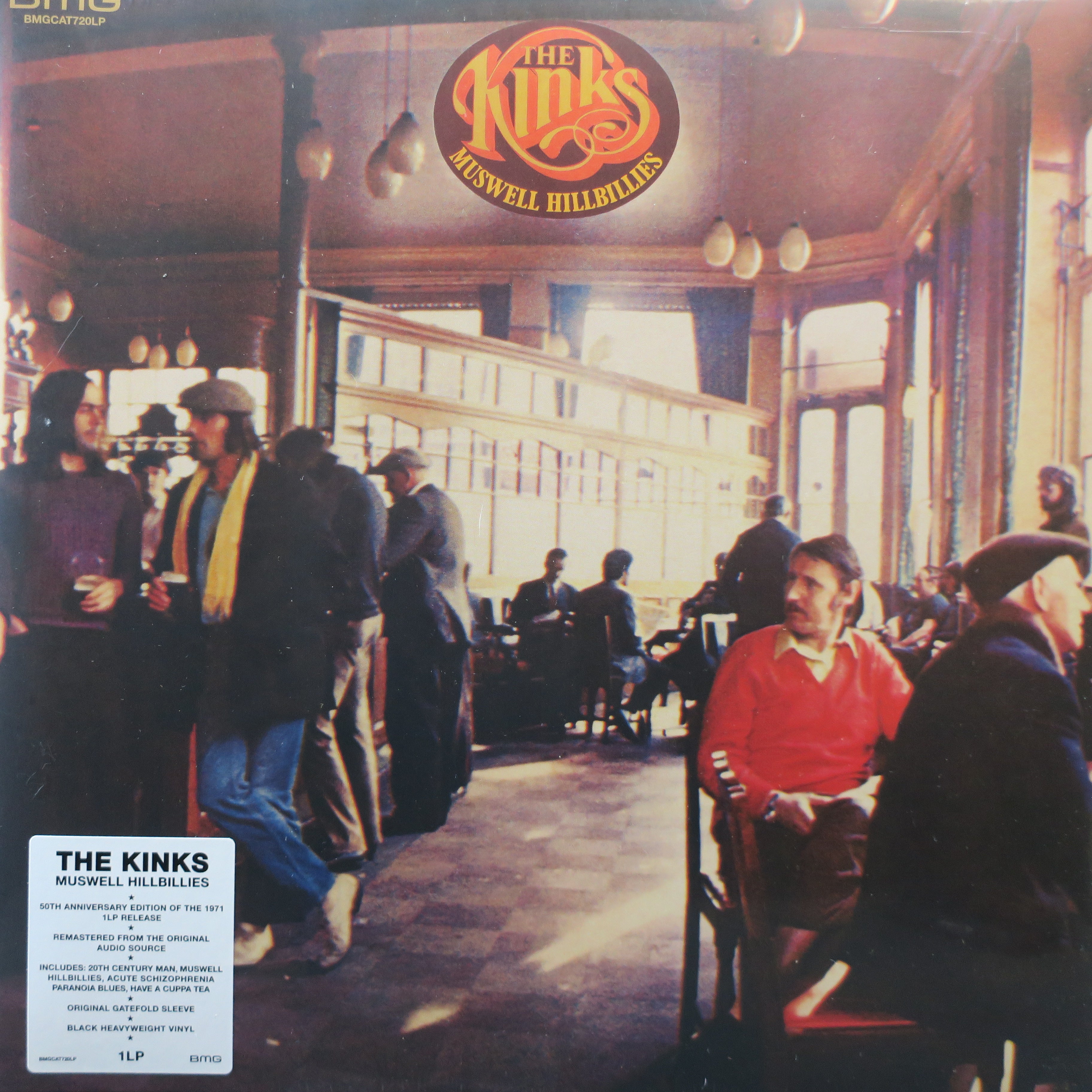 KINKS 'Muswell Hillbillies' 50th Anniversary Edition - Remastered 180g Vinyl LP Record | Limited Collector's Item for Music Enthusiasts & Vinyl Collectors | Perfect for Home Listening, Gifts, and Music Collections