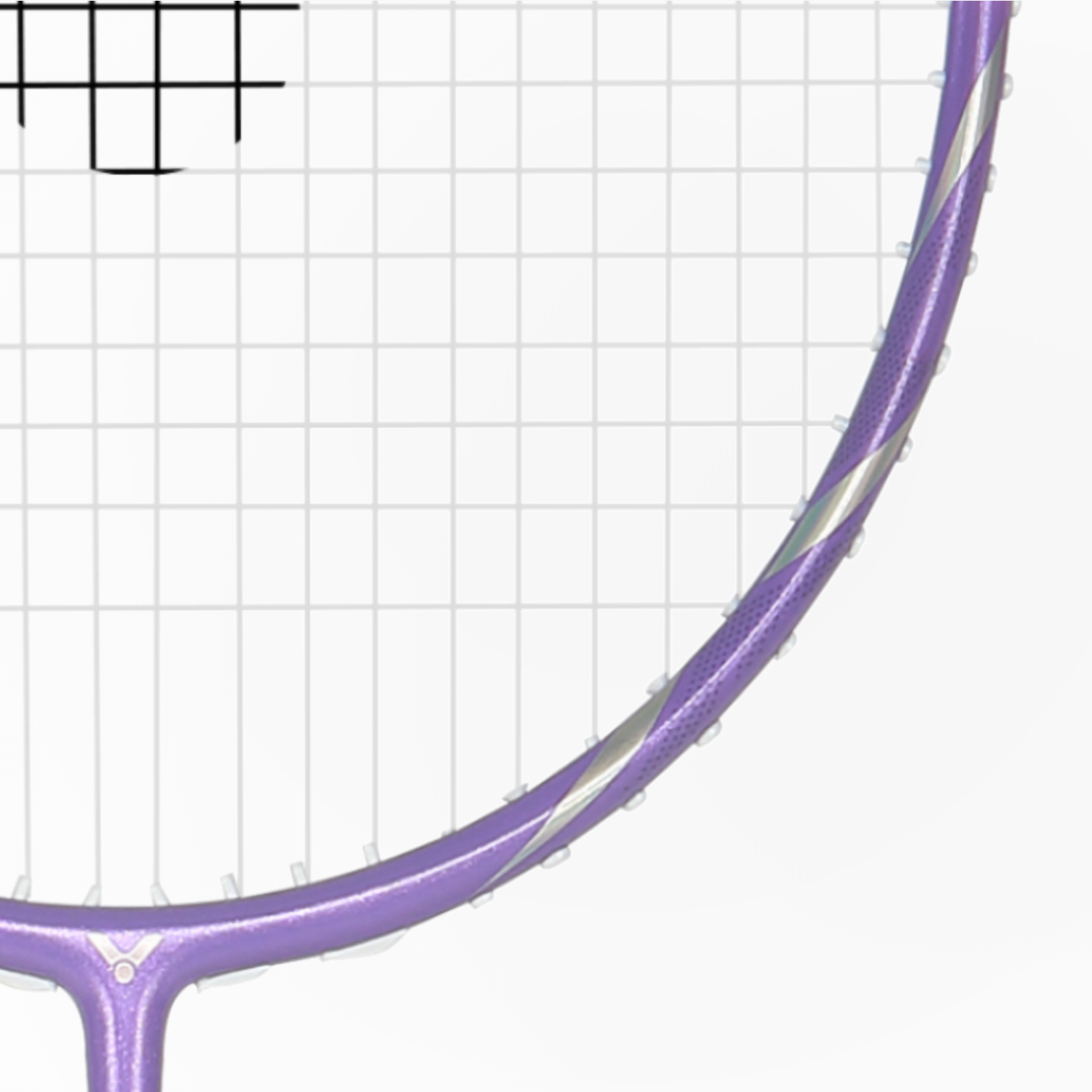 Victor AuraSpeed 90F Badminton Racket (ARS-90F/J) - Purple - Professional Carbon Fiber Shuttlecock Racket for Competitive Play & Training