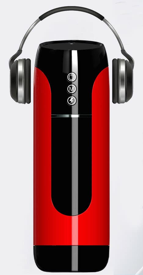 Automatic Hands-Free Telescopic Sucking Stroker for Men - Male Masturbation Cup with Powerful Suction | Perfect for Solo Play, Discreet Use at Home or Travel