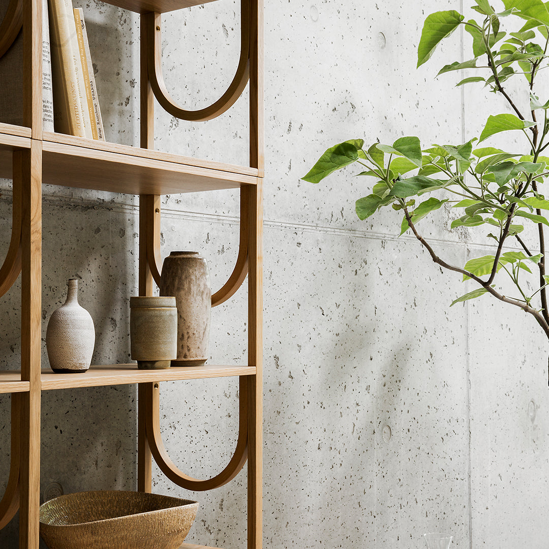 Modern Arch Shelving System - Space-Saving Wall Shelf for Home & Office Organization | Perfect for Living Room, Bedroom, and Office Storage