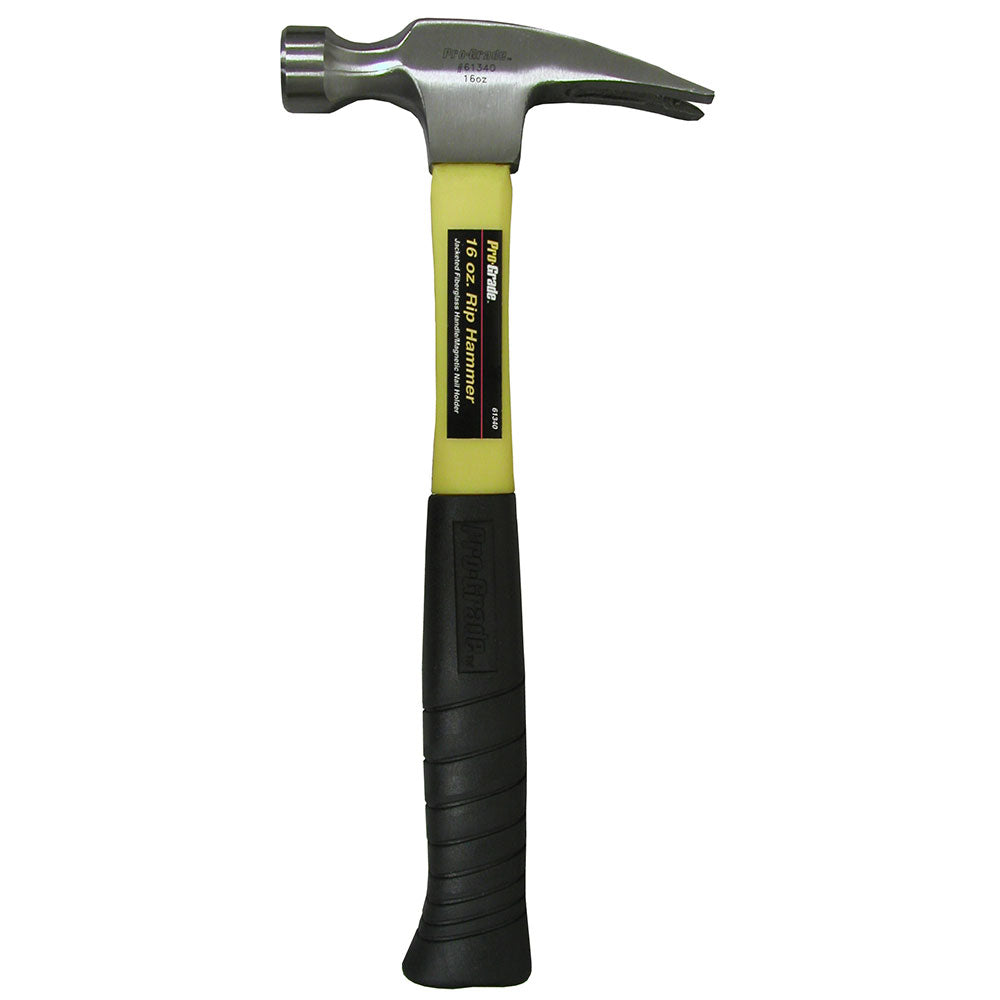Allied 61340 16 oz. Ripping Hammer with Durable Fiberglass Handle - Perfect for Carpentry, Demolition & Construction Projects