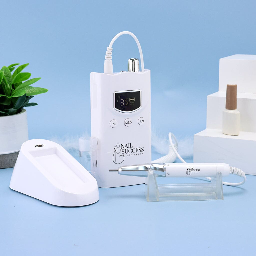 Professional Ultra Smart E-File Electric Nail Drill - Cordless Rechargeable Manicure Pedicure Kit for Salon & Home Use, Perfect for Nail Art, Acrylics & Gel Extensions