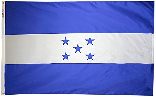 4' x 6' Honduras Nylon Flag - Durable Outdoor & Indoor World Flags for Home Decor, Sporting Events, and International Celebrations
