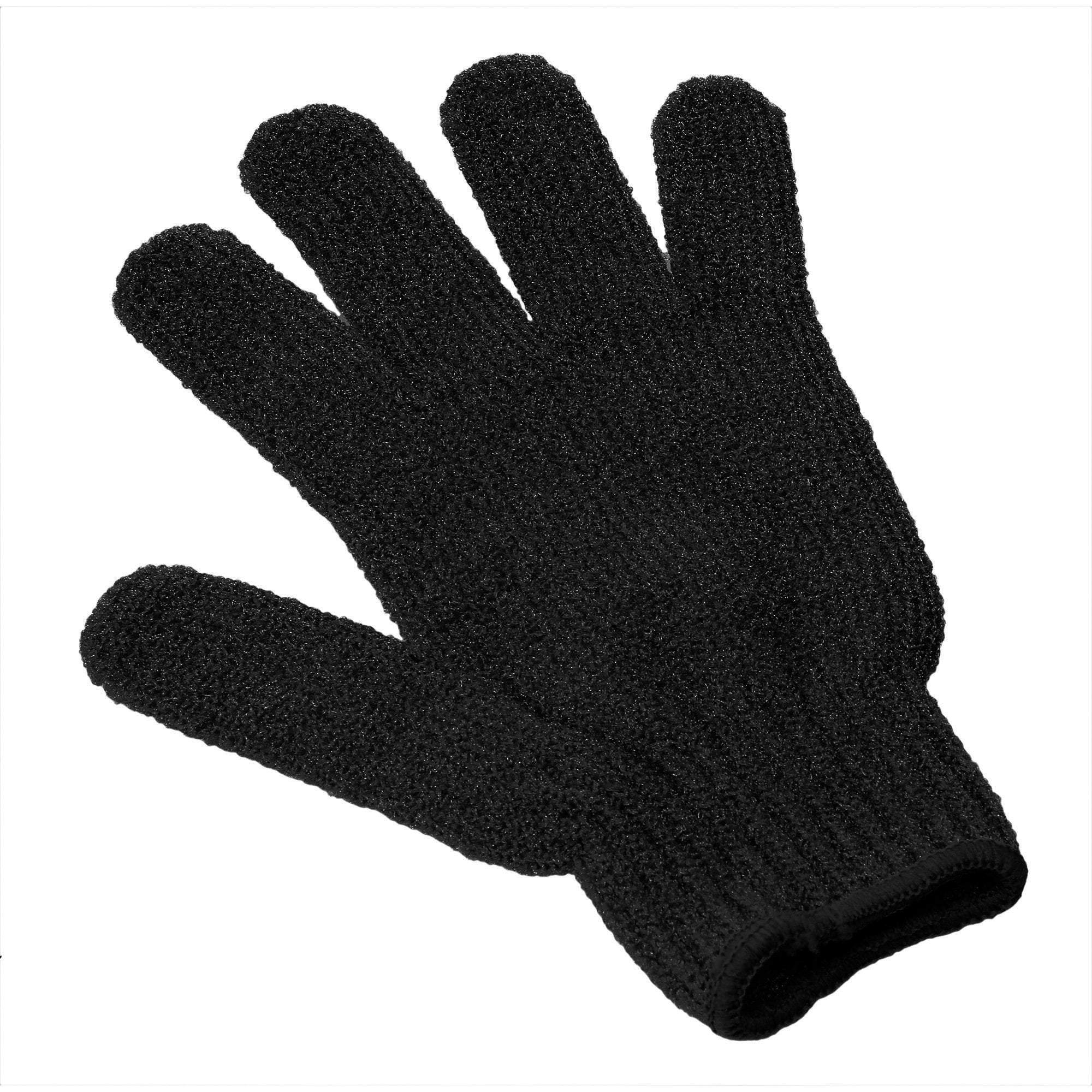 Exfoliating Massage Gloves for Dry Skin - Spa Quality Exfoliator & Body Scrub Mittens - Perfect for Dead Skin Removal, Keratosis Pilaris & Self Care Routine - Great for Shower, Bath & Home Spa Treatments