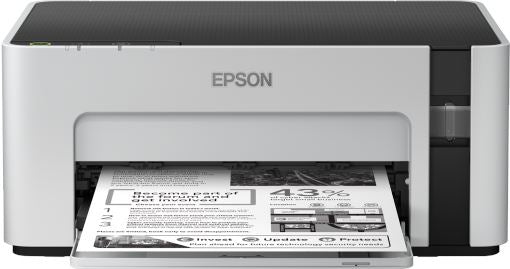 Epson M1100 EcoTank Wireless Printer - High Capacity Ink Tank System, USB Connectivity, Black Printing Only | Perfect for Home Office & Small Business Printing Needs