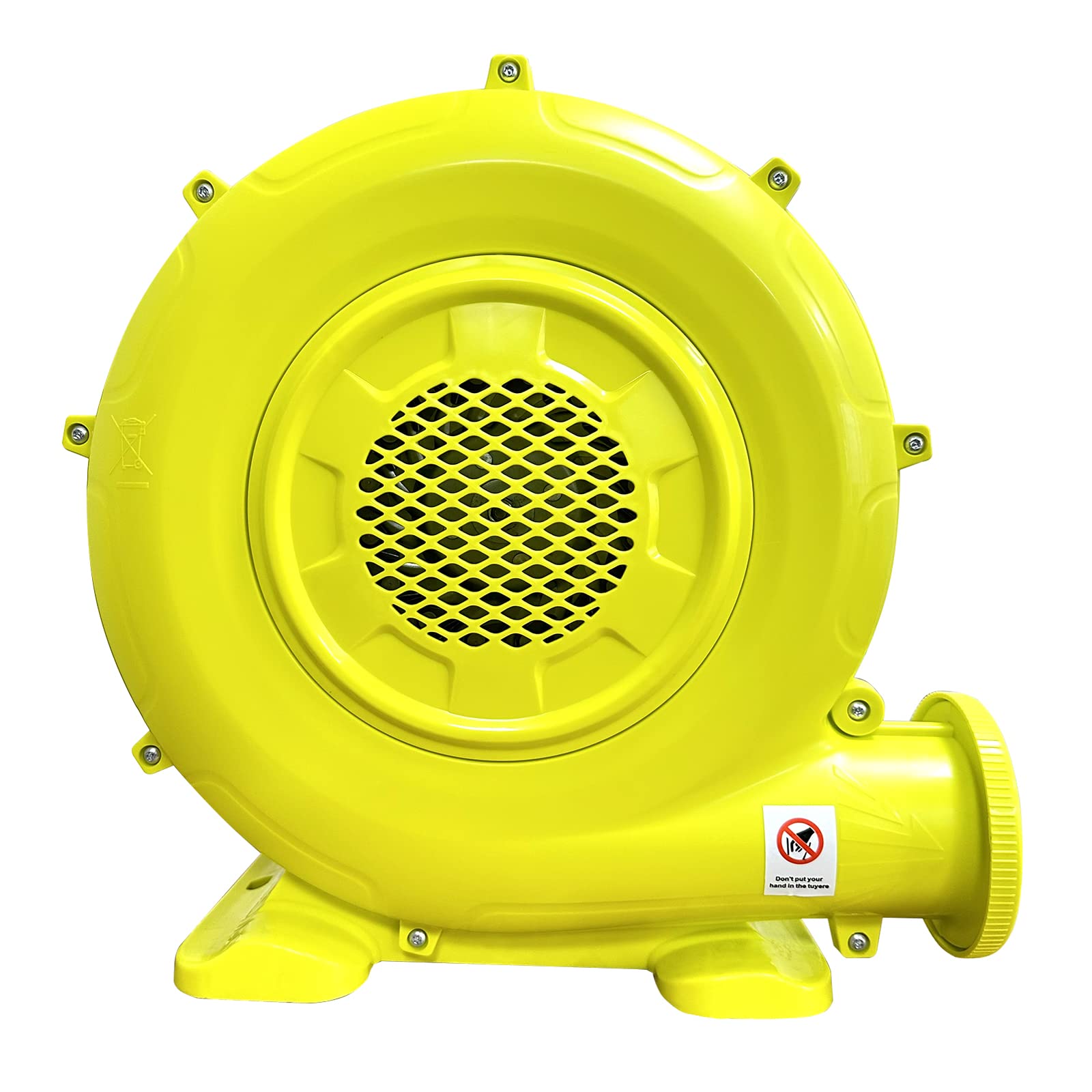 750W Inflatable Air Blower - 1HP High Power Bounce House Blower for Water Slides, Air Sofas, Paint Booths | Outdoor Electric Air Pump Fan for Parties, Carnivals & Backyard Fun