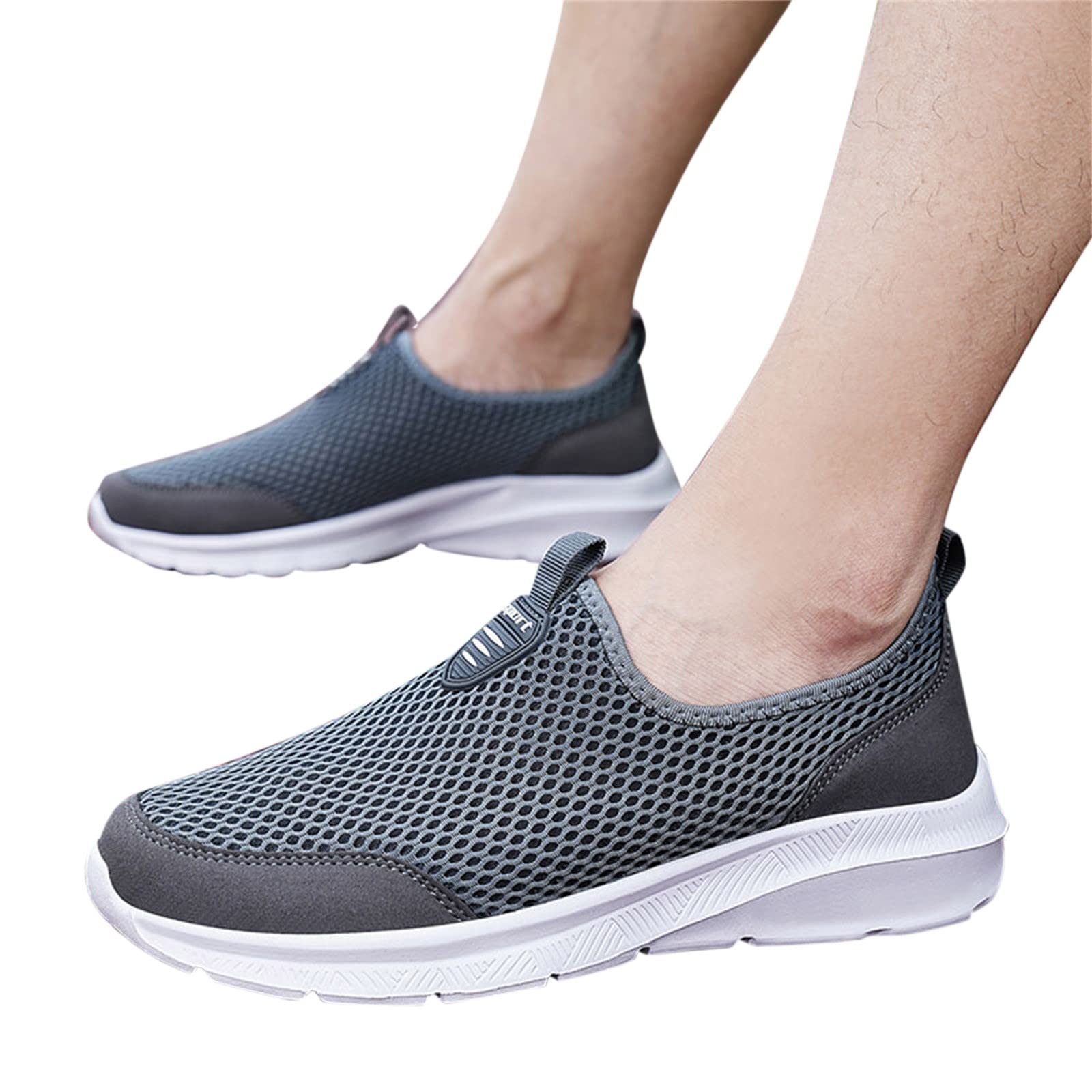 Men's Breathable Mesh Oxford Shoes - Lightweight Casual & Business Dress Shoes for Walking, Work & Travel | Comfortable Lace-Up Sneakers for Daily Wear