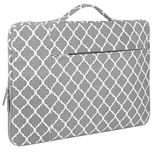 13.3 Inch Laptop Sleeve Case - Durable Canvas Fabric with Padded Protection for MacBook Air/Pro - Perfect for Work, Travel & School Accessories