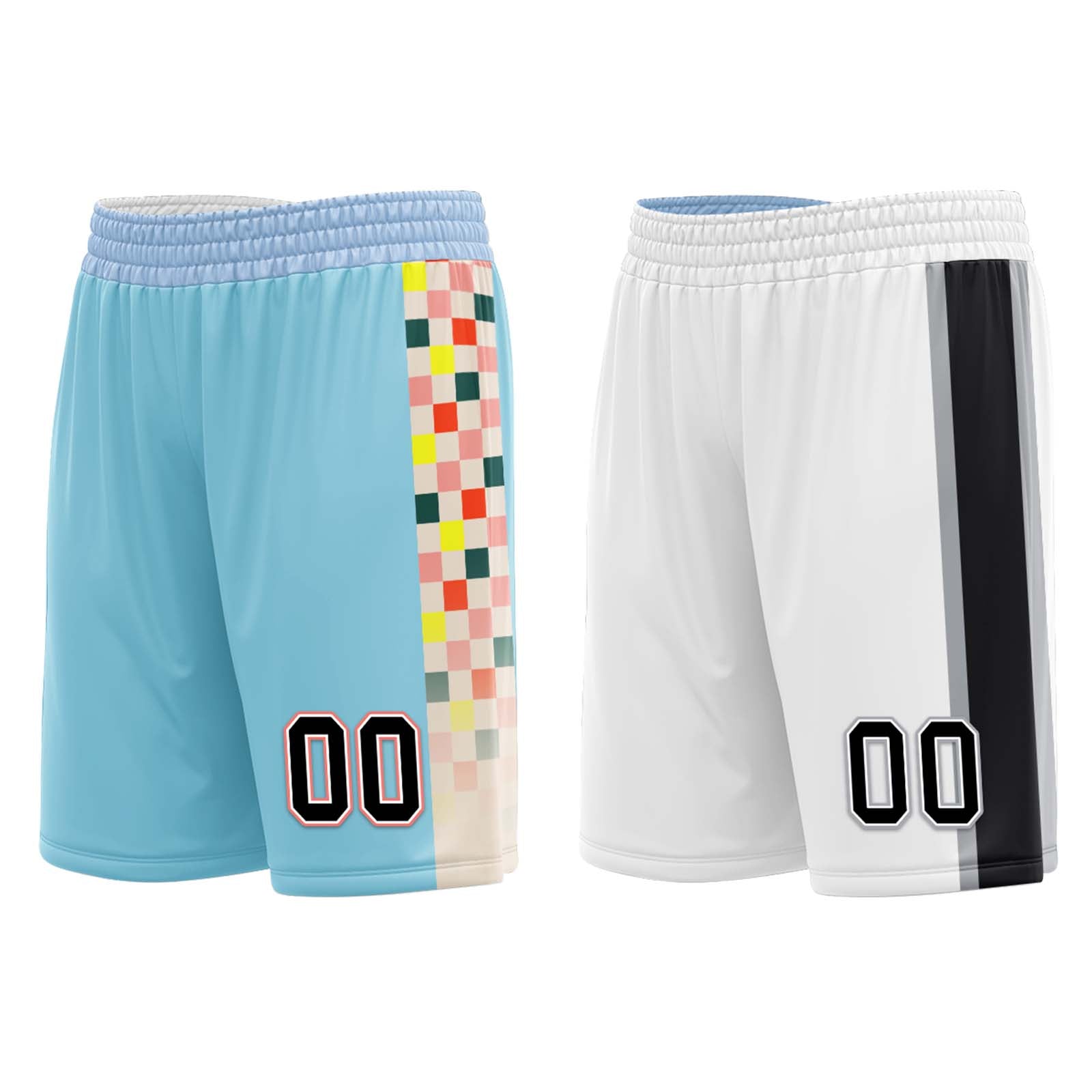 Custom San Antonio City Edition Reversible Basketball Jersey - Glacier Blue, Brown, Red | Personalized NBA Sports Jersey BBJ01R D0610 | Perfect for Games, Training & Fan Support