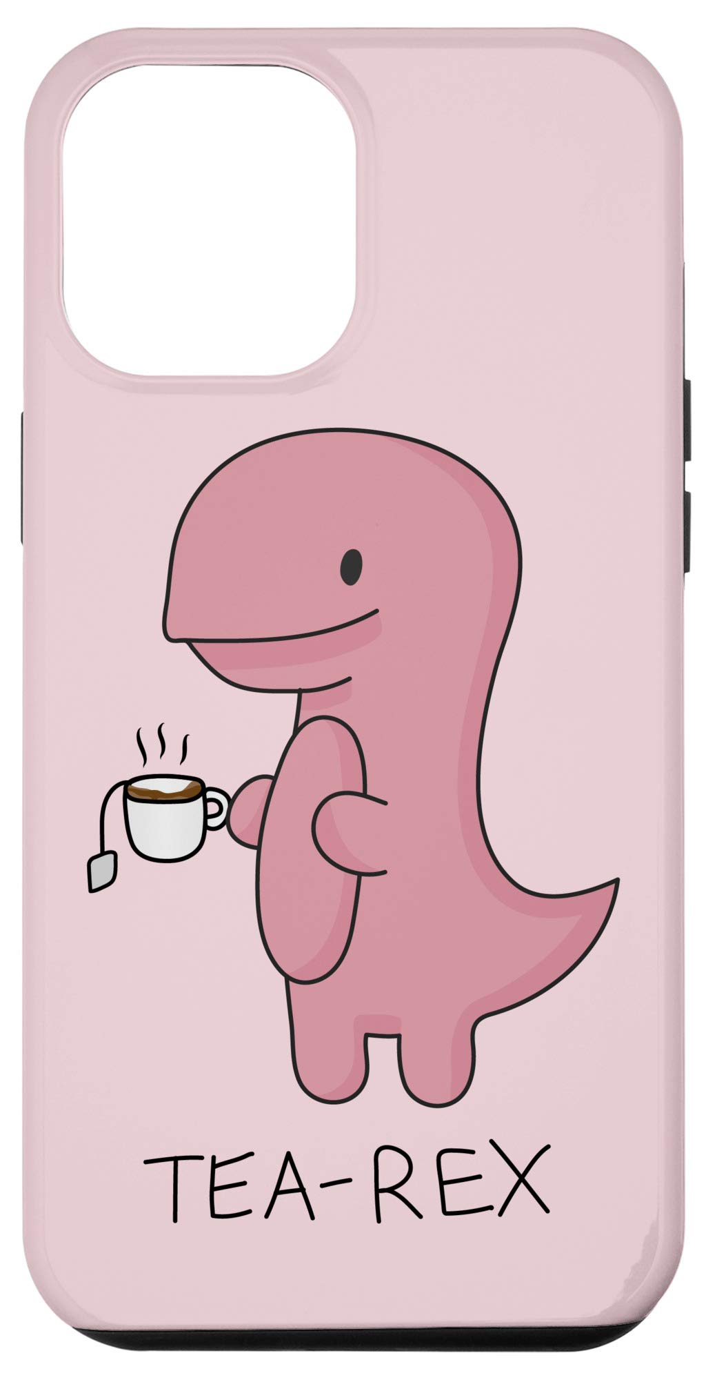 iPhone 12 Pro Max Dinosaur Cartoon Phone Case - Funny Cute T-Rex Design for Dino Lovers, Perfect for Daily Use & Gift Giving