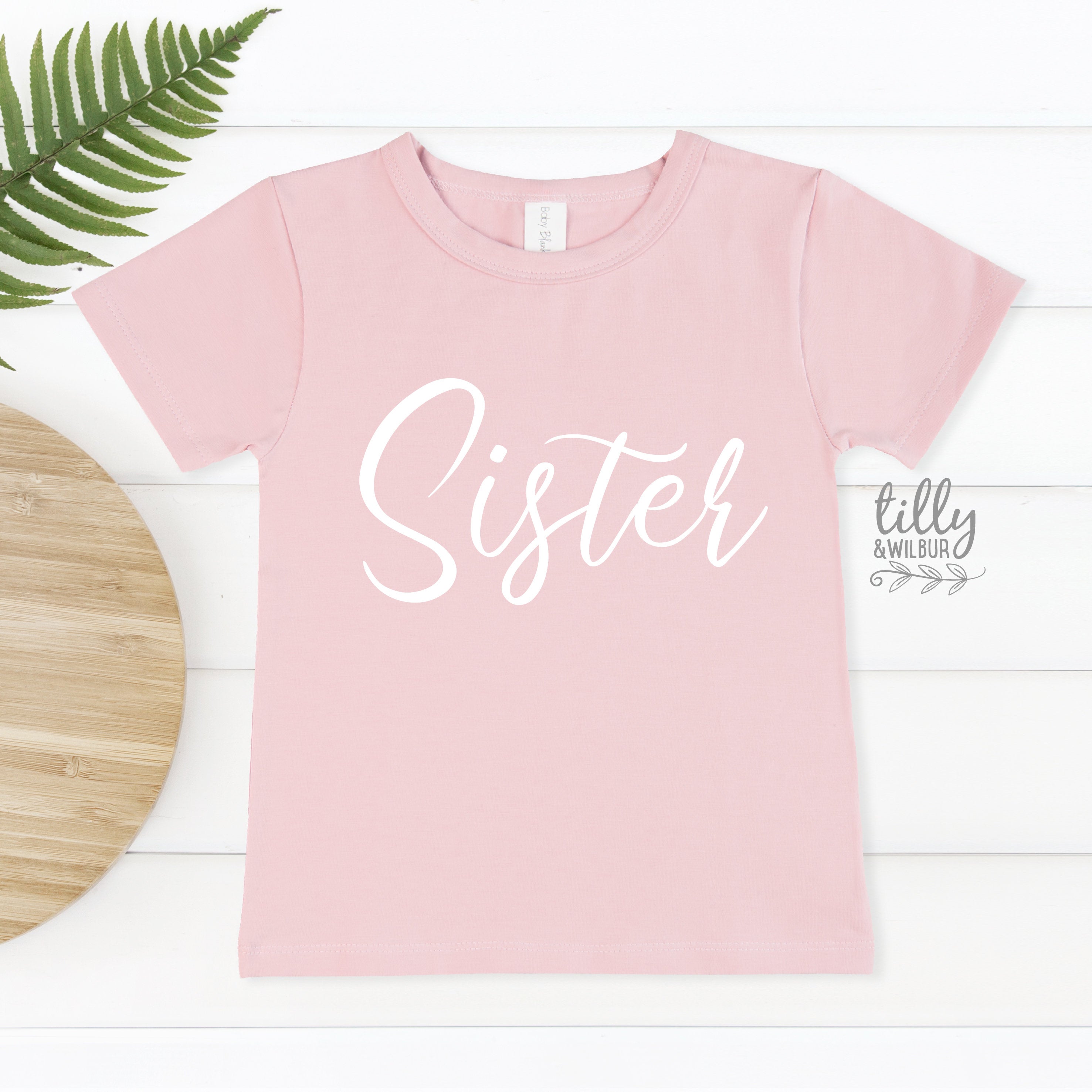 Big Sister T-Shirt - Comfortable & Stylish Sibling Gift for Women & Girls - Perfect for Family Events, Birthdays & Matching Outfits
