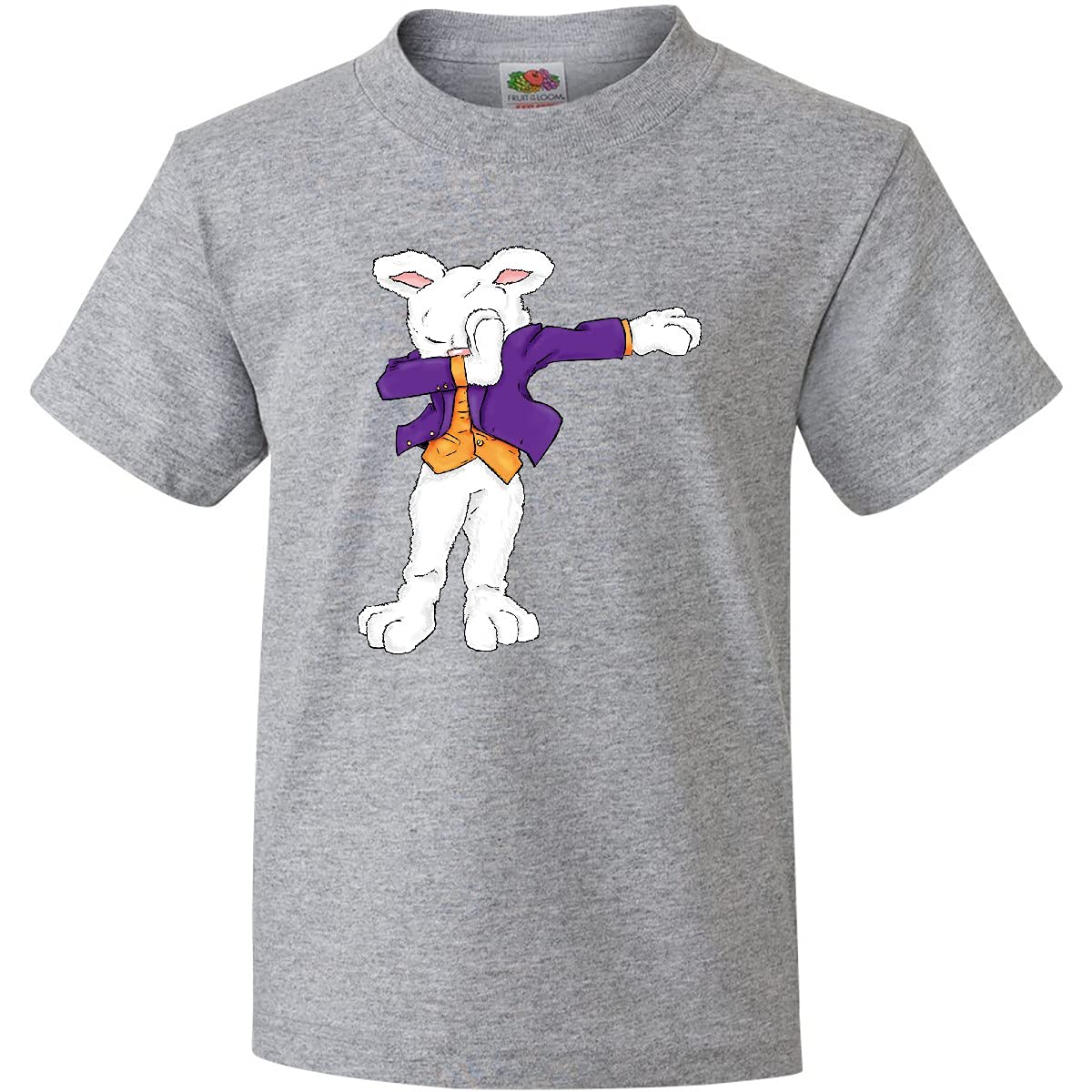 Inktastic Easter Bunny Dab Youth T-Shirt - Cute Easter Bunny Design for Kids - Perfect for Easter Celebrations, School Events & Family Gatherings