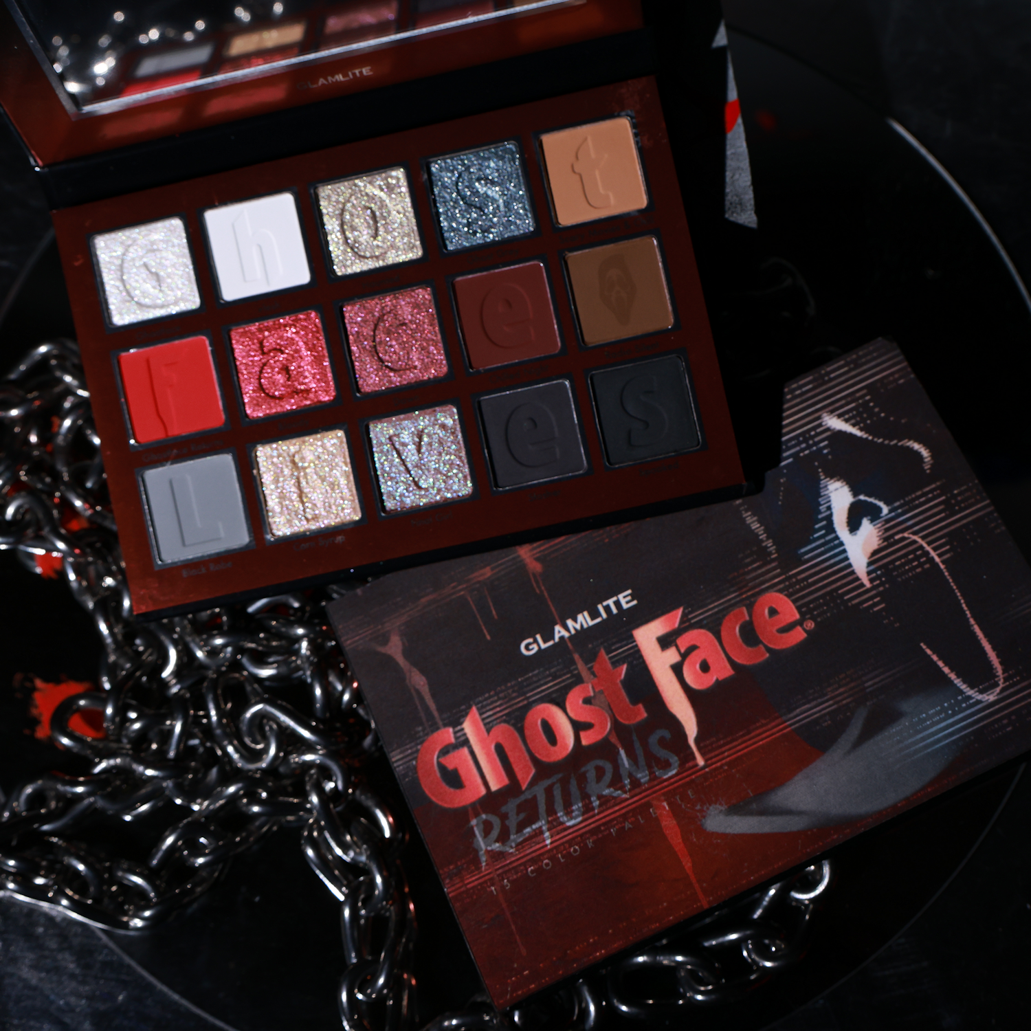 Ghost Face Returns Eyeshadow Palette - Halloween Makeup, Cosplay, Costume Party & Themed Events