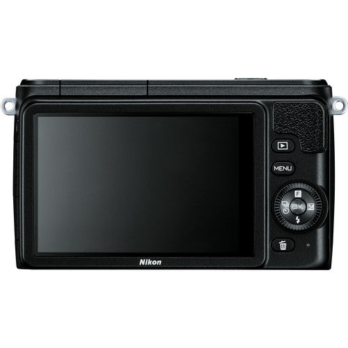 Nikon 1 S1 Mirrorless Digital Camera with 11-27.5mm Lens (Black) - Compact & Lightweight for Travel, Vlogging & Everyday Photography