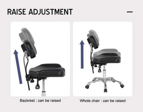 Professional Tattoo Artist Chair - Adjustable Hydraulic Stool for Tattooists & Body Piercing - Ergonomic Design for Comfortable Tattooing Sessions - Perfect for Tattoo Studios, Salons & Home Use