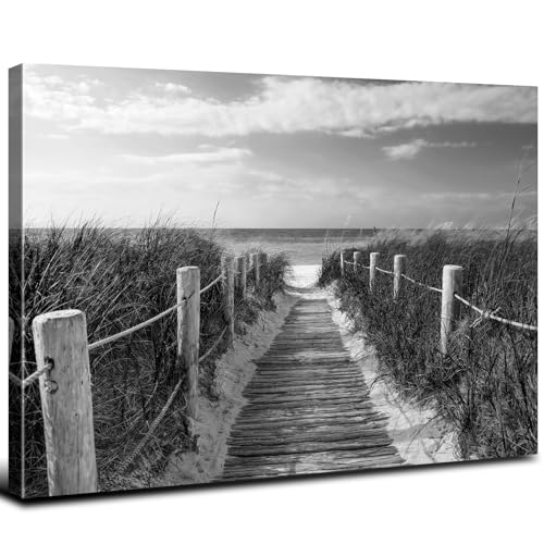 Grey beach trestle