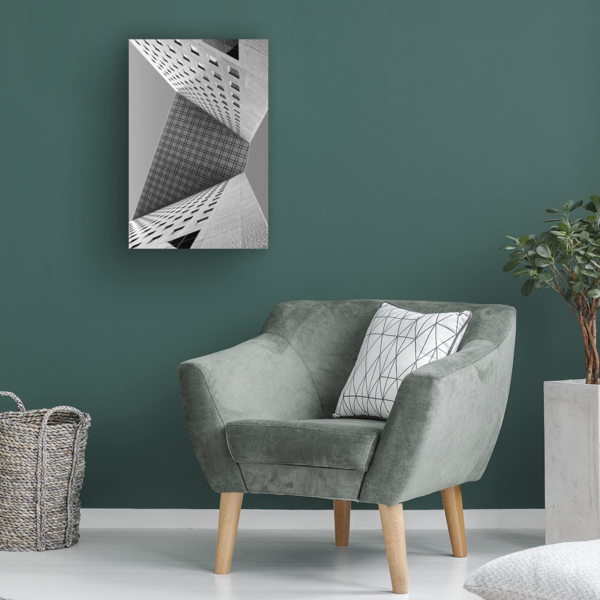 Guillaume Legraverend 'Urban Origami' Canvas Art Print - Modern Abstract Wall Decor for Living Room, Bedroom & Office - Trademark Fine Art Collection