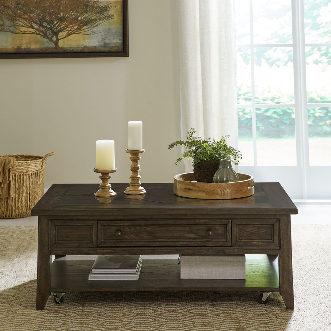 Paradise Valley Cocktail Table - Modern Coffee Table for Living Room, Patio & Outdoor - Stylish Side Table for Home Decor & Entertaining