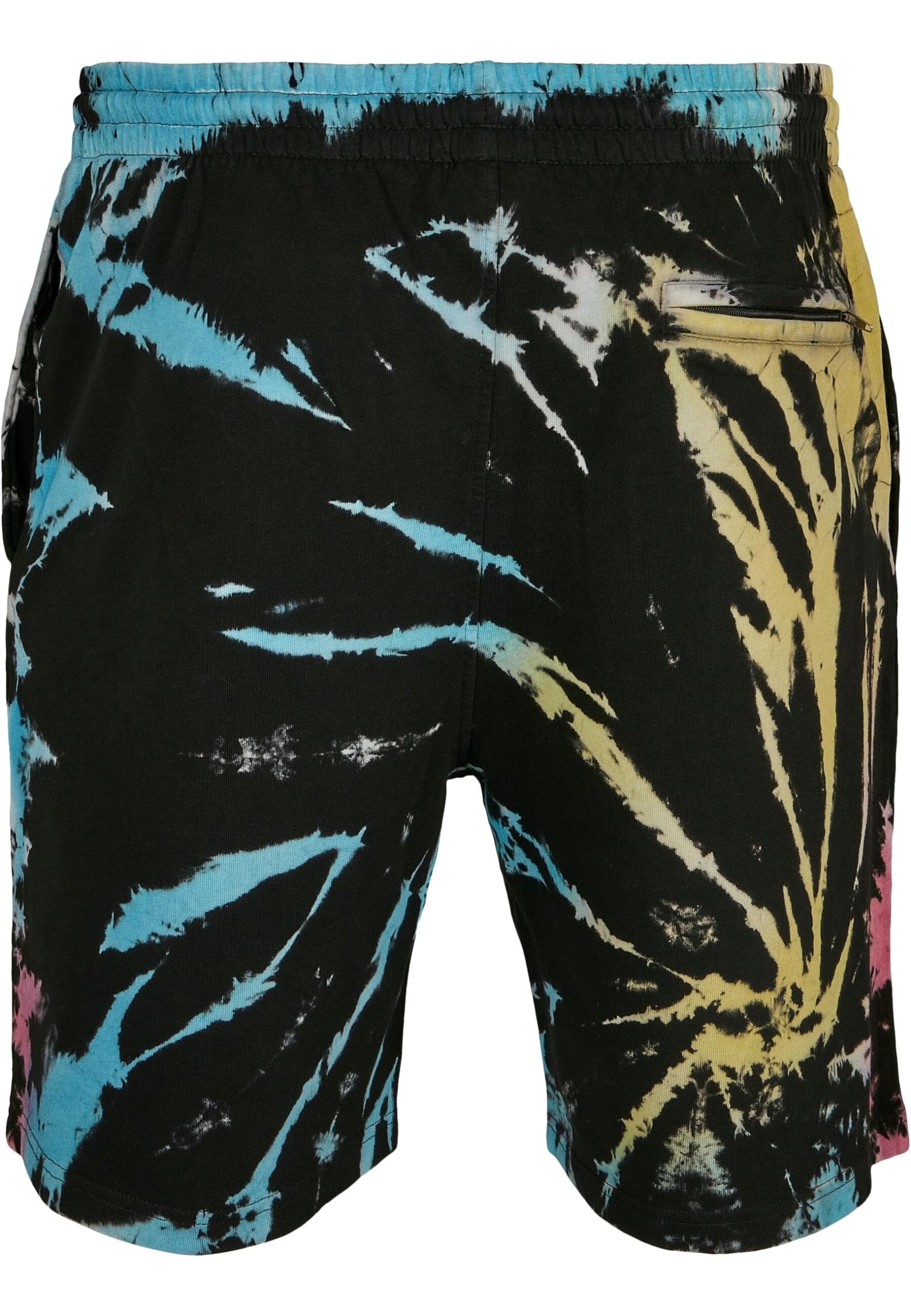 Urban Classics Tie Dye Sweat Shorts for Men - Comfortable Casual Athletic Shorts with Batik Design - Perfect for Gym, Lounge & Summer Outings