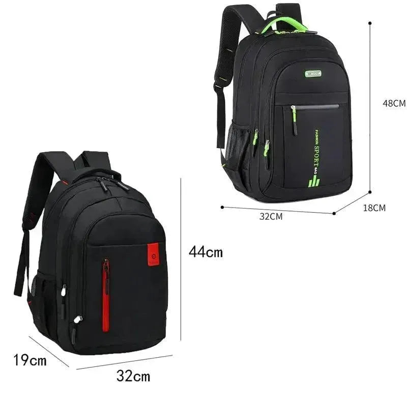 Waterproof Oxford Backpack for Men - Durable Travel & Work Laptop Bag - Perfect for Commuting, Hiking & Business Trips