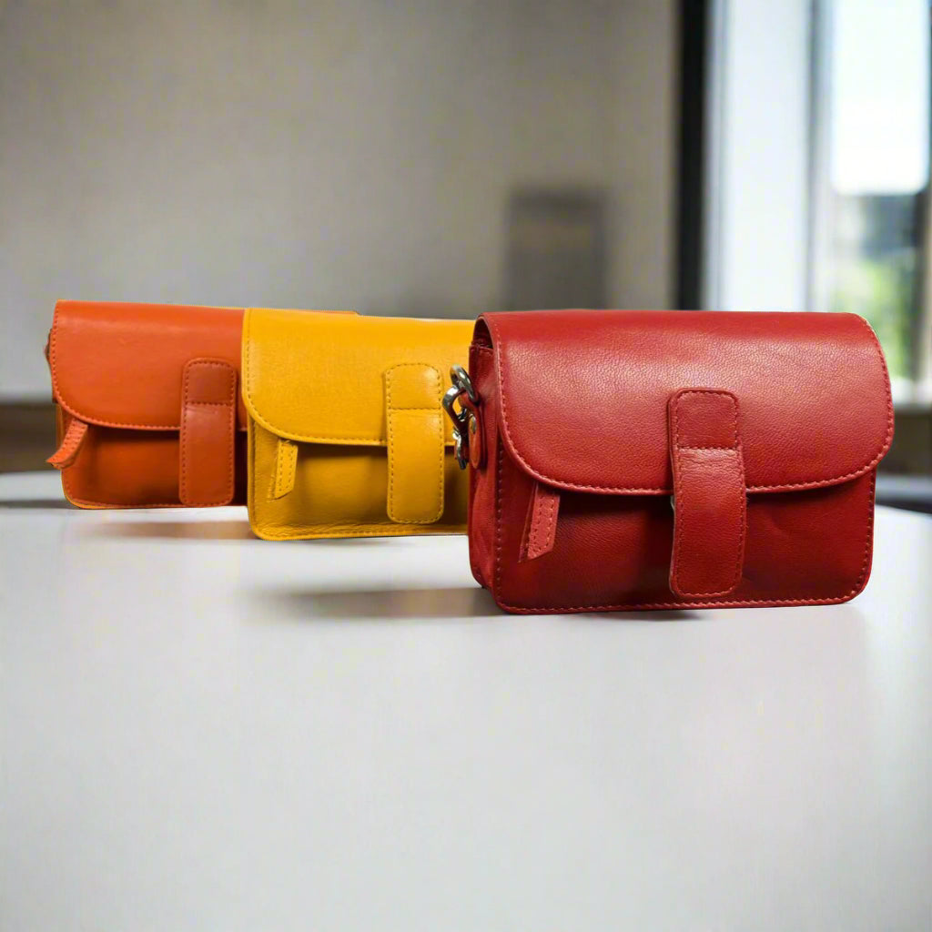 Stylish Greenwood Leather Mini Crossbody Bag for Women - Perfect for Everyday Use, Travel & Date Nights | Compact & Fashionable Shoulder Purse