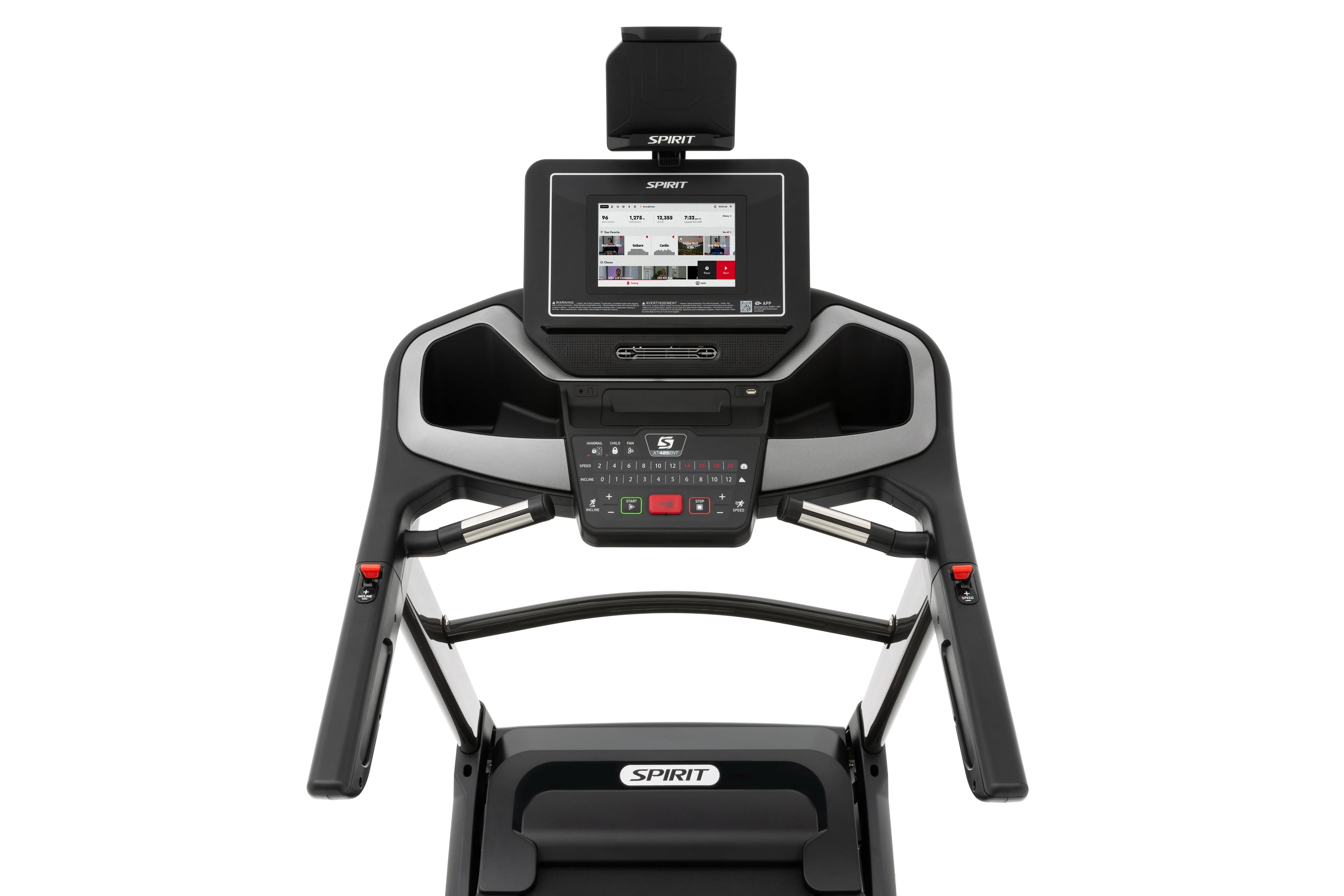 Spirit XT485ENT Treadmill - Premium Home Fitness Equipment with Entertainment Features for Cardio Workouts & Weight Loss | Perfect for Home Gyms & Personal Training