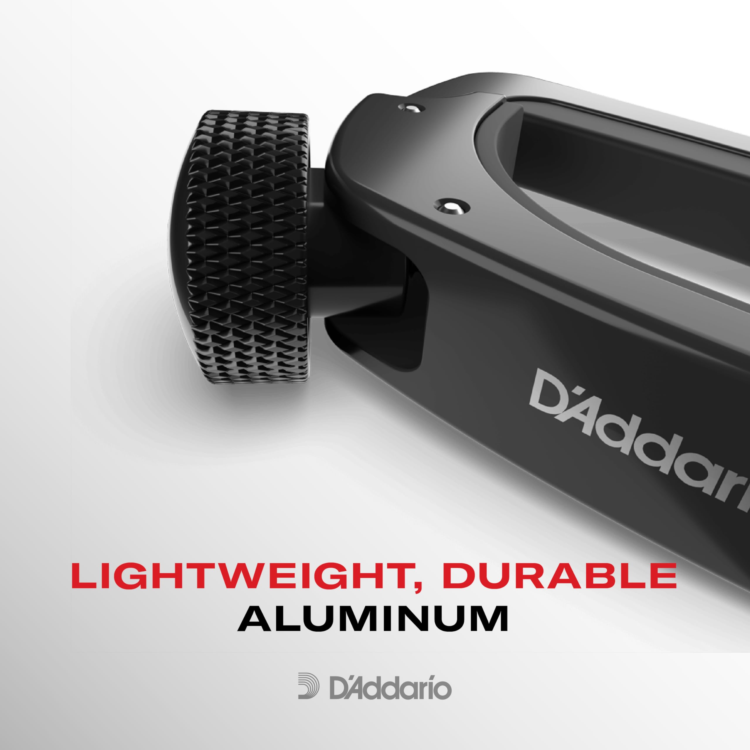 D’Addario NS Lite Classical Guitar Capo - Ultralight Capo for 6-String Acoustic Nylon Guitars - Micrometer Tension Adjustment - Black - Perfect for Classical Guitar Performances & Practice Sessions