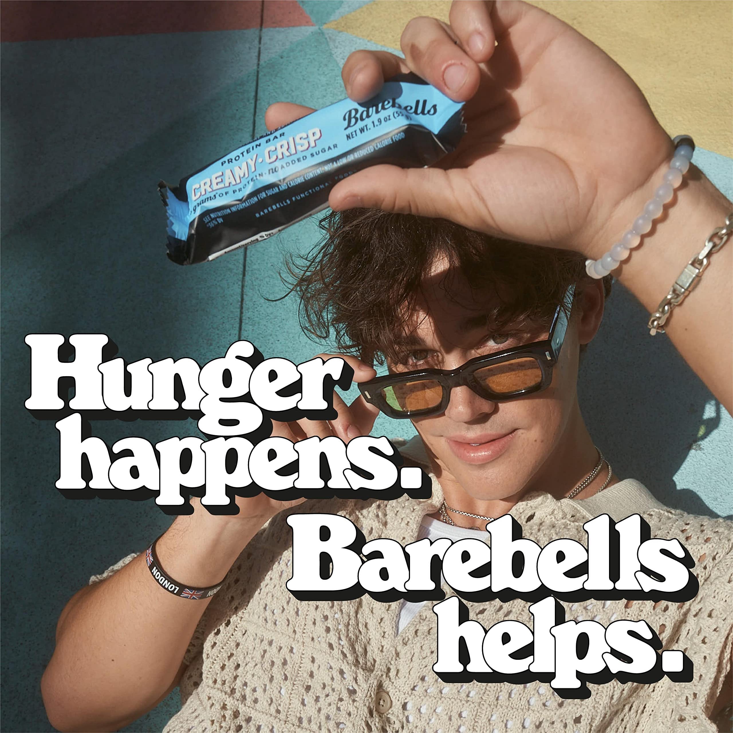 Barebells Creamy Crisp Protein Bars - 12 Count (Pack of 2) | 20g High Protein, Low Sugar (1g) Chocolate Snack Bars | Perfect for On-the-Go, Post-Workout & Breakfast | High Protein Snacks for Fitness & Weight Loss