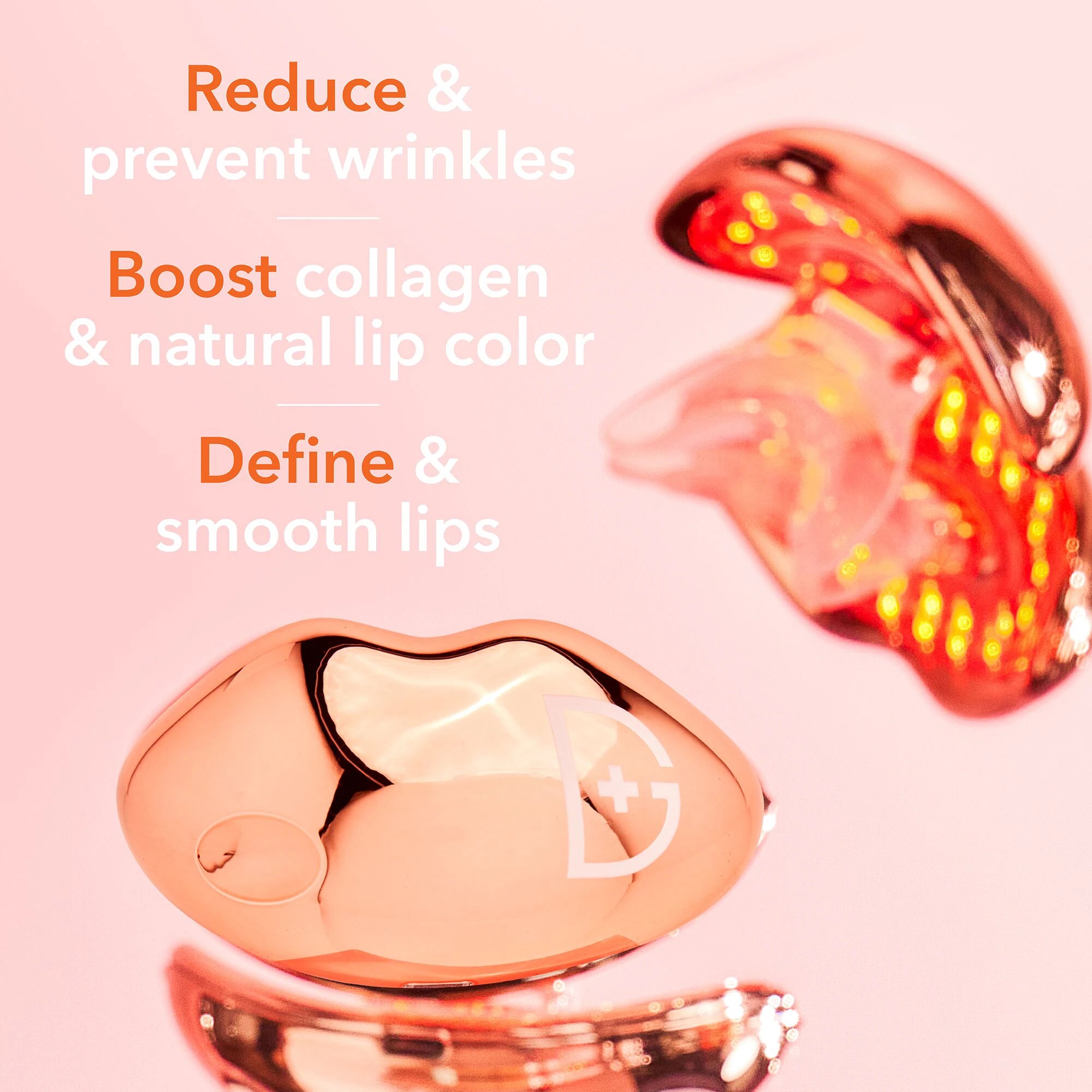 Dr. Dennis Gross DRx SpectraLite LipWare Pro LED Lip Plumping Device - Anti-Aging & Hydration Treatment for Fuller Lips | Perfect for Home Spa & Pre-Makeup Prep