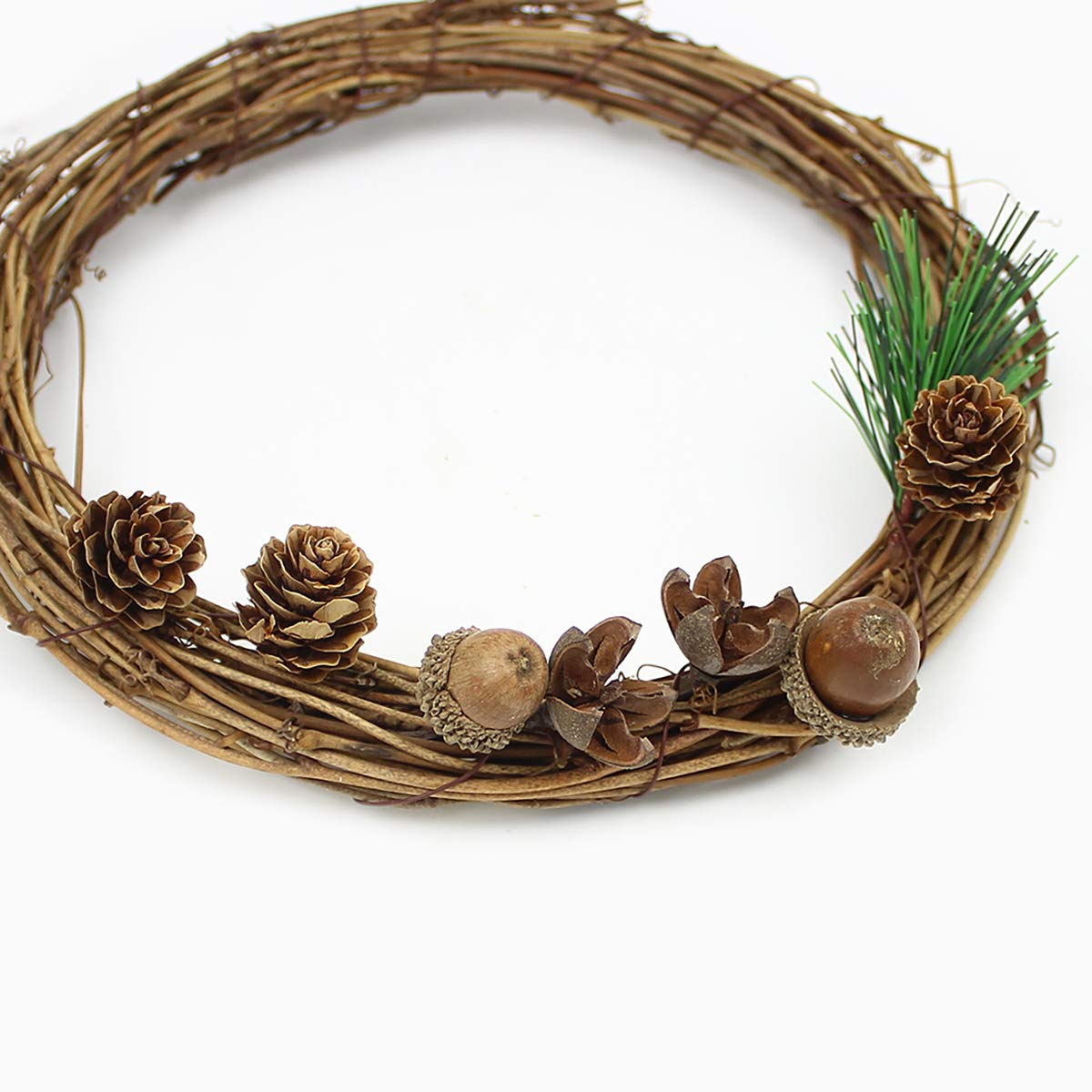 20Pcs Natural Dried Acorn Caps for DIY Crafts - Fall & Winter Holiday Decorations - Perfect for Christmas, Thanksgiving, Home Decor, Wreath Making & Seasonal Centerpieces
