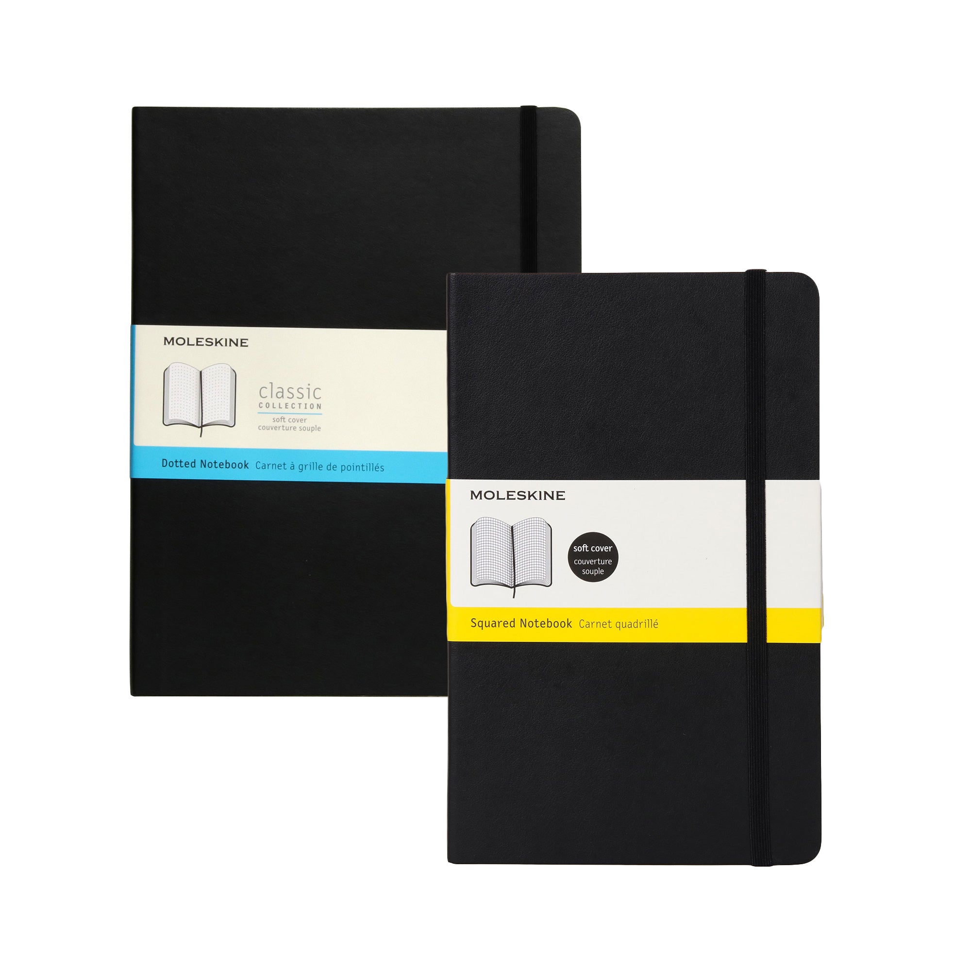 Classic Soft Cover Squared Notebook - Premium Lined Journal for Writing, Note Taking & School - Perfect for Students, Office & Daily Planning