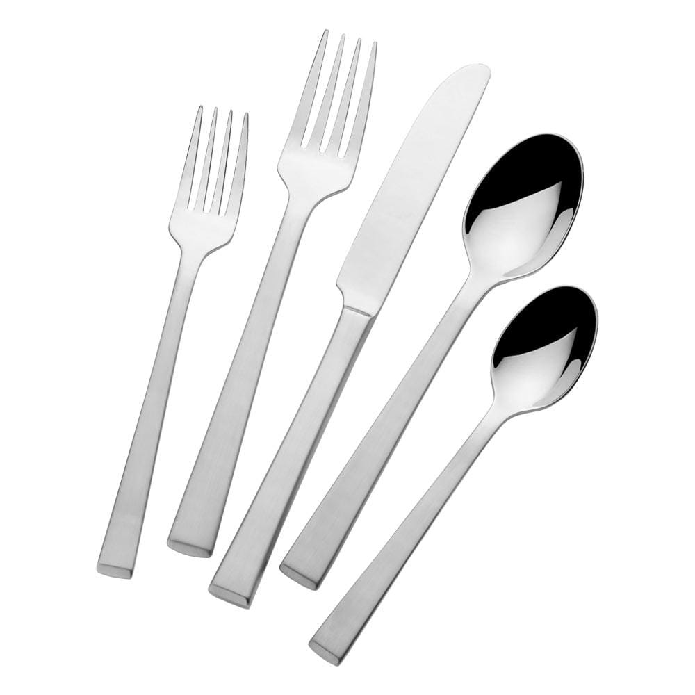 York 20-Piece Stainless Steel Flatware Set - Service for 4 - Elegant Dinnerware for Everyday Use & Formal Dining - Perfect for Home, Restaurant, and Wedding Gifts