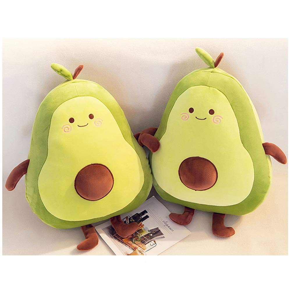 EHOTONG Avocado Plush Toy - 17.7 Inch Cute Funny Fruit Stuffed Animal, Soft Throw Pillow for Kids & Adults | Perfect for Home Decor, Gift, and Couch Accessories