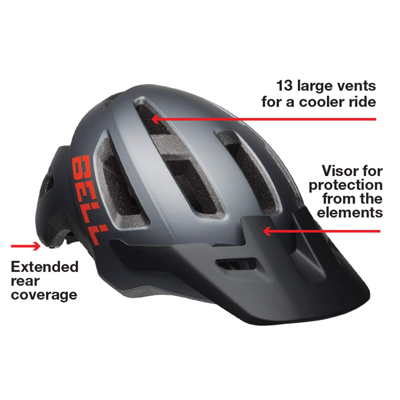 Bell Soquel Adult Bike Helmet - Lightweight Titanium Cycling Helmet for Men & Women - Perfect for Road Biking, Mountain Biking & Commuting