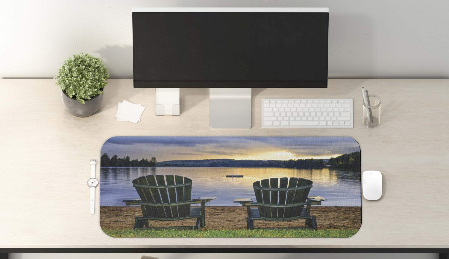 Ambesonne Non-Slip Rubber Mouse Pad - Large 31