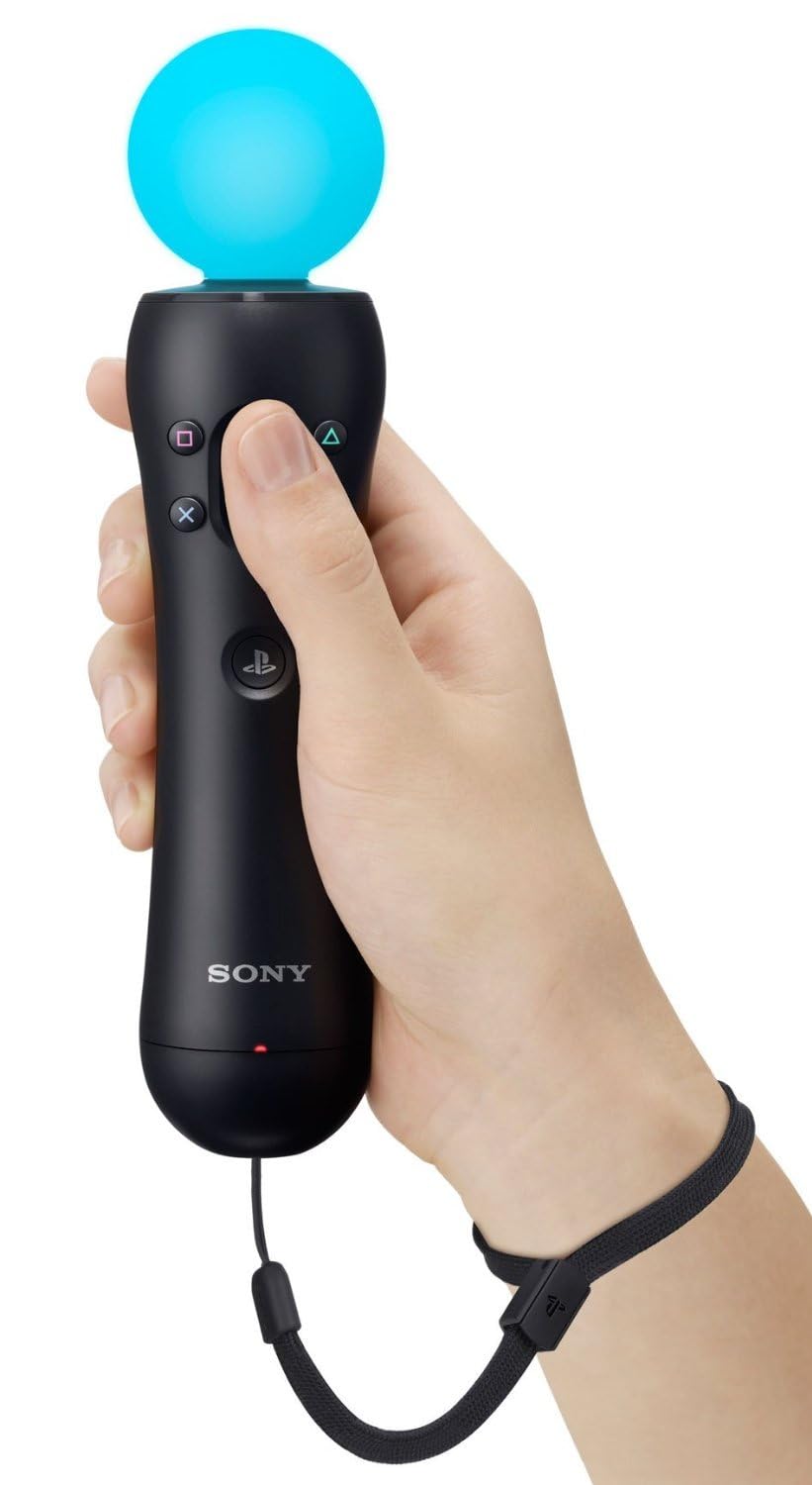 PlayStation Move Motion Controller for PS4 & PS5 - Wireless Gaming Controller with Motion Sensing & Precision Control - Perfect for VR Games, Sports & Action Adventures