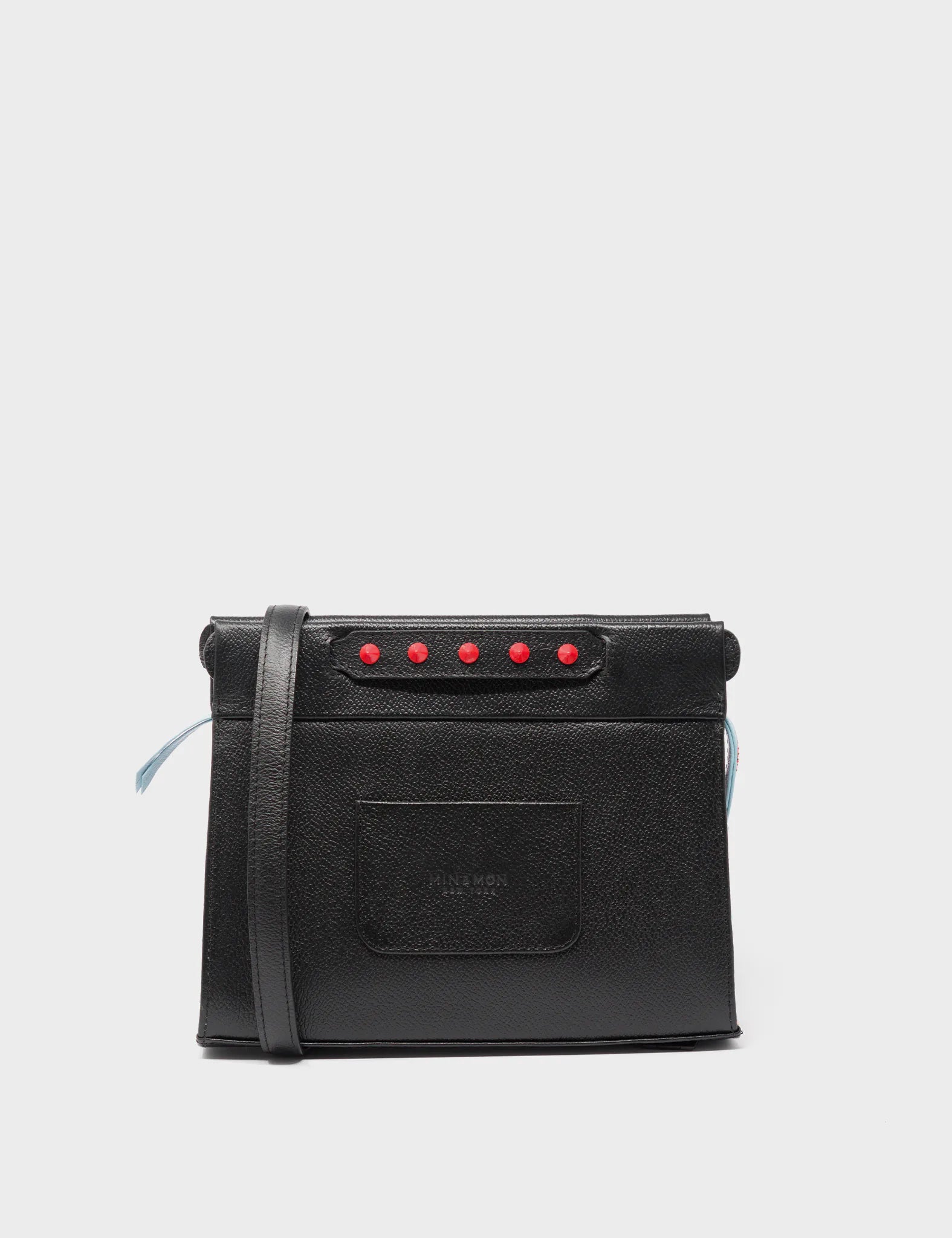 Vali Small Crossbody Bag - Genuine Black Leather with Tangle Tales Design - Perfect for Everyday Use, Travel & Casual Outings