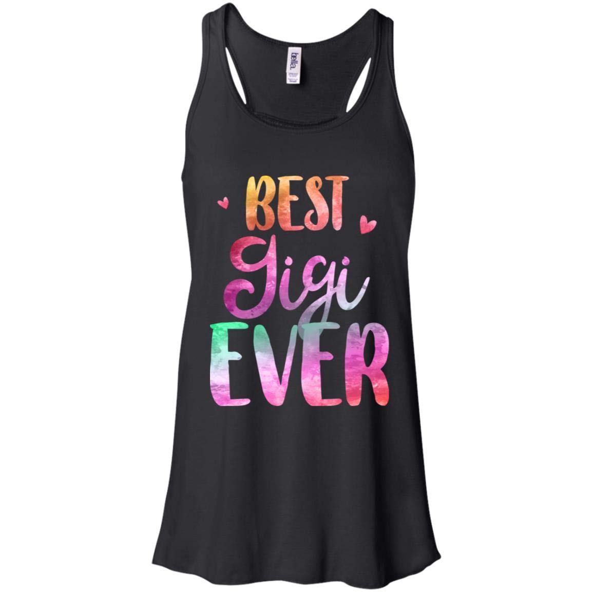 Best Gigi Ever Funny Women's Racerback Tank Top - Cute & Flowy Workout Shirt for Gym, Yoga & Casual Wear