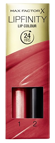 3-Pack Max Factor Lipfinity Two-Step Long Lasting Lipstick - #142 Evermore Radiant (New in Box) | Perfect for Daily Wear, Special Occasions & Gift Giving