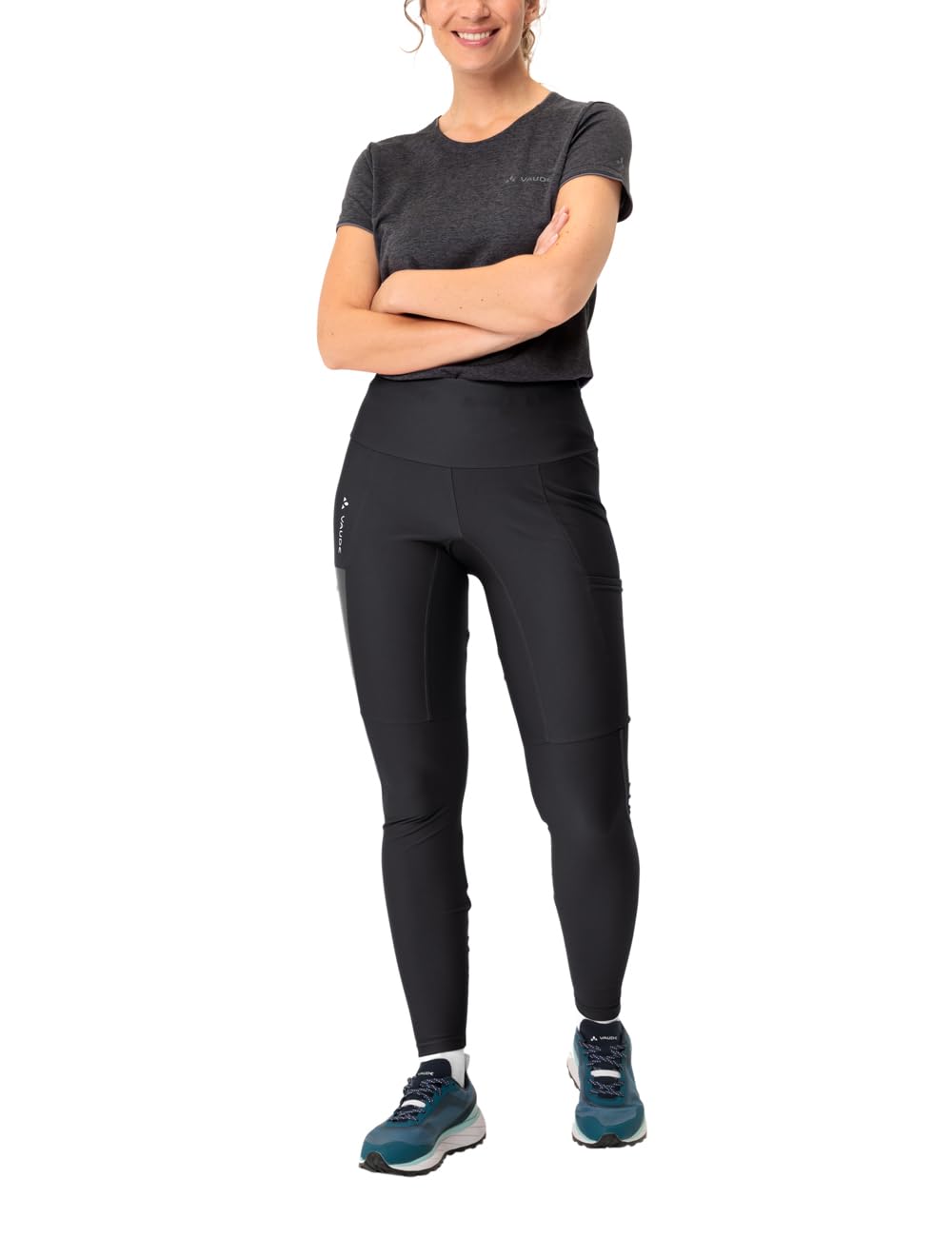 VAUDE Women's Elope Tights - Lightweight Hiking Pants for Outdoor Adventures, Travel & Yoga | Quick-Dry & Stretchable Activewear