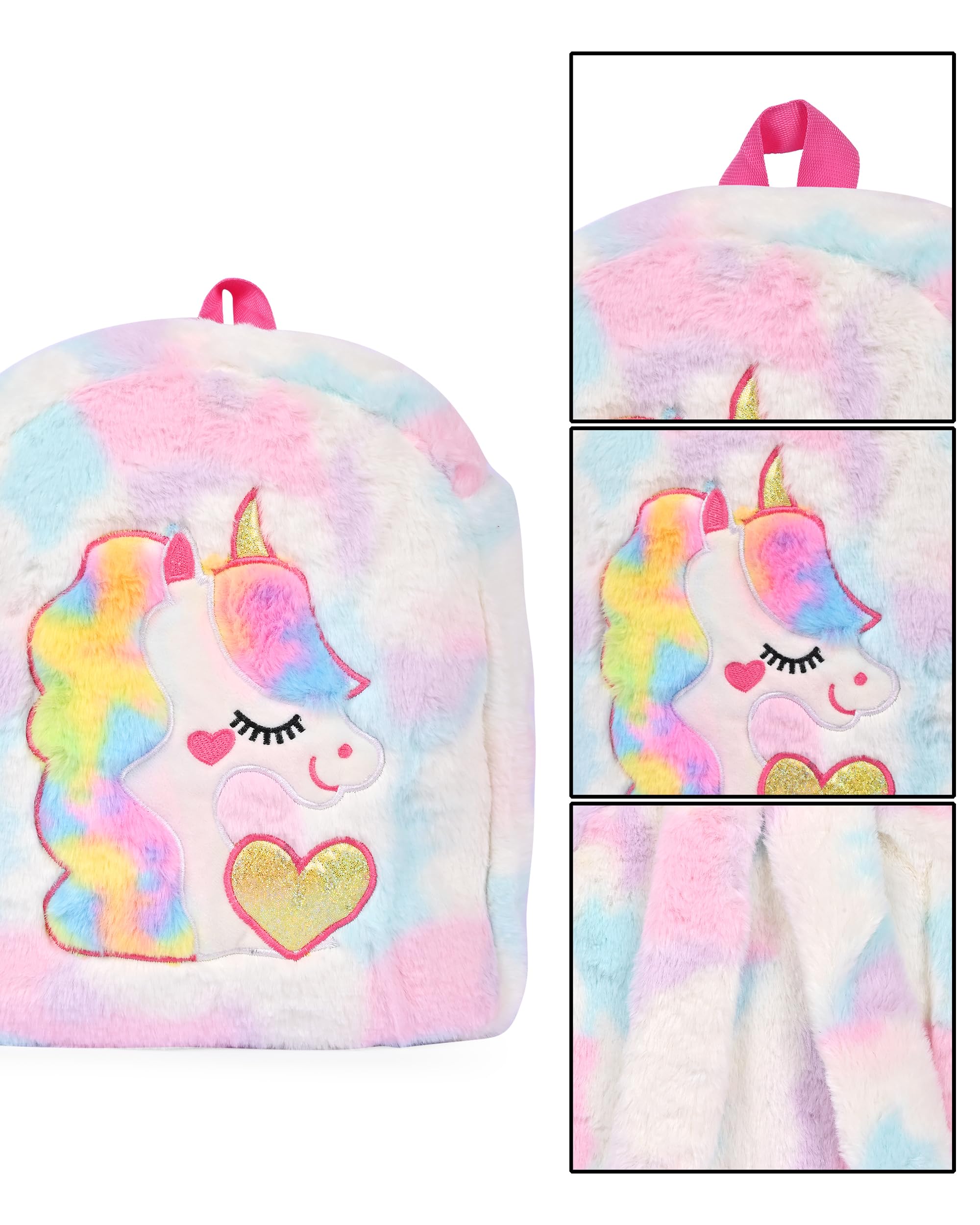 Besties Kids Plush Backpack for Preschool - Soft & Cute School Bag for Boys & Girls - Perfect for Daycare, Kindergarten & Travel