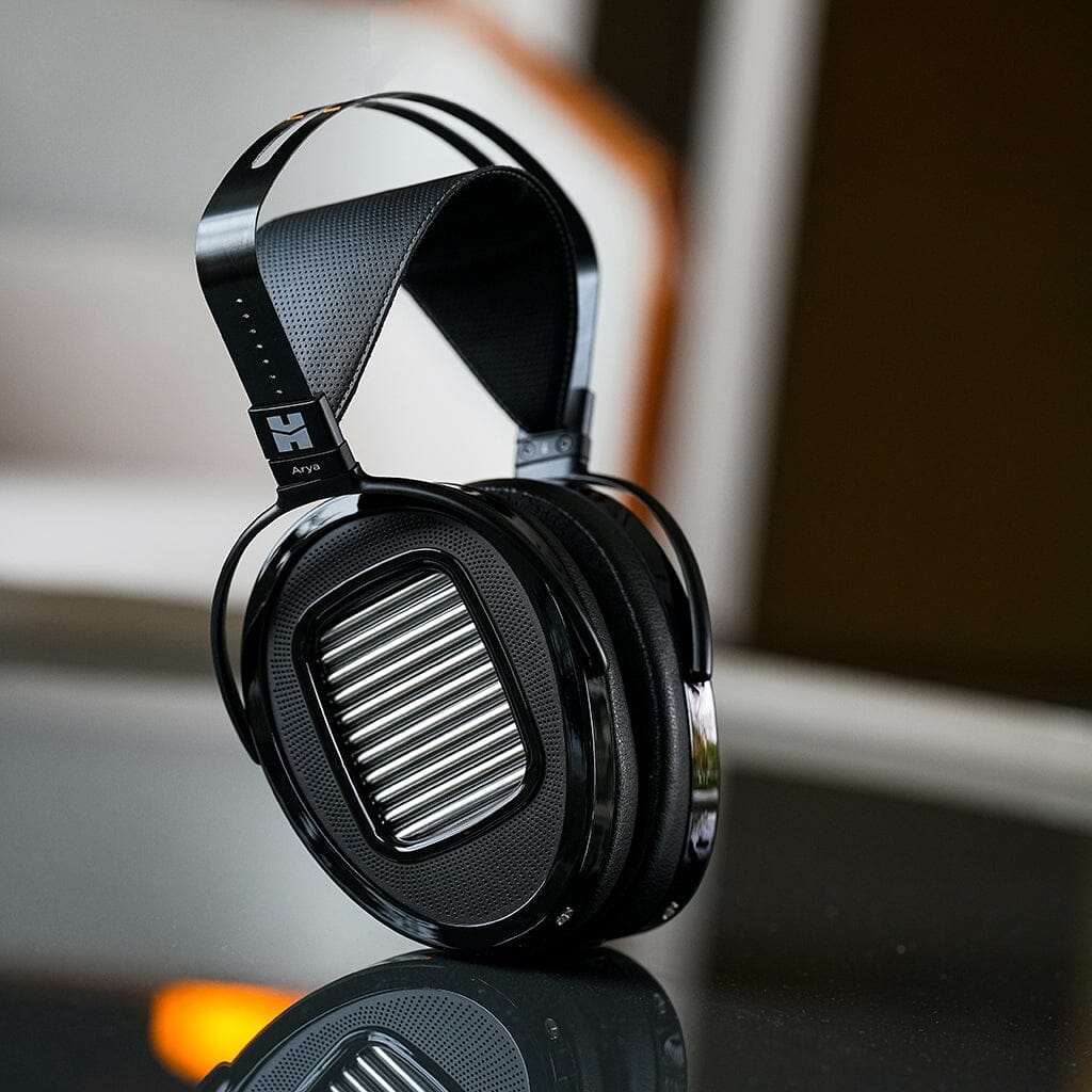 Hifiman Arya Unveiled Open-Back Planar Magnetic Headphones - Premium Audiophile Headphones for Home Listening & Studio Monitoring