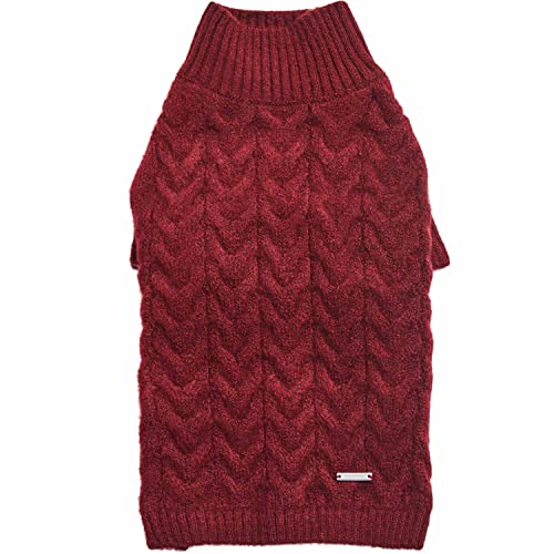 Burgundy Red, Turtle-neck