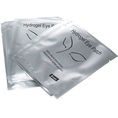 50pcs Silver Eyelash Extension Under Eye Pads - Disposable Paper Patches for Lash Extensions, Eye Tips Sticker Wraps - Professional Makeup Tools for Salon & Home Use