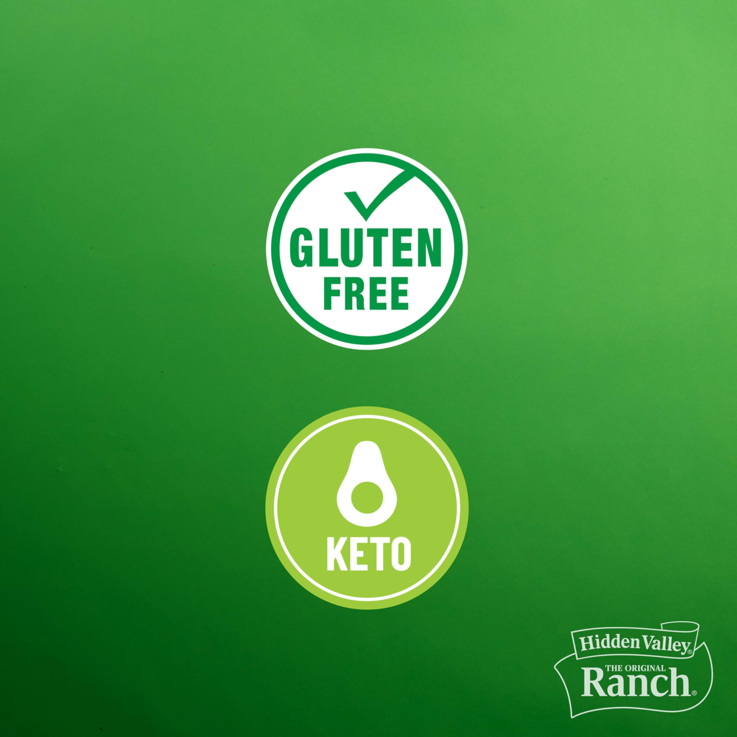 Hidden Valley Ranch Dressing & Dipping Sauce - Buttermilk Flavor, Gluten Free, 16 oz Bottle - Perfect for Salads, Veggies, Wings & Party Dips