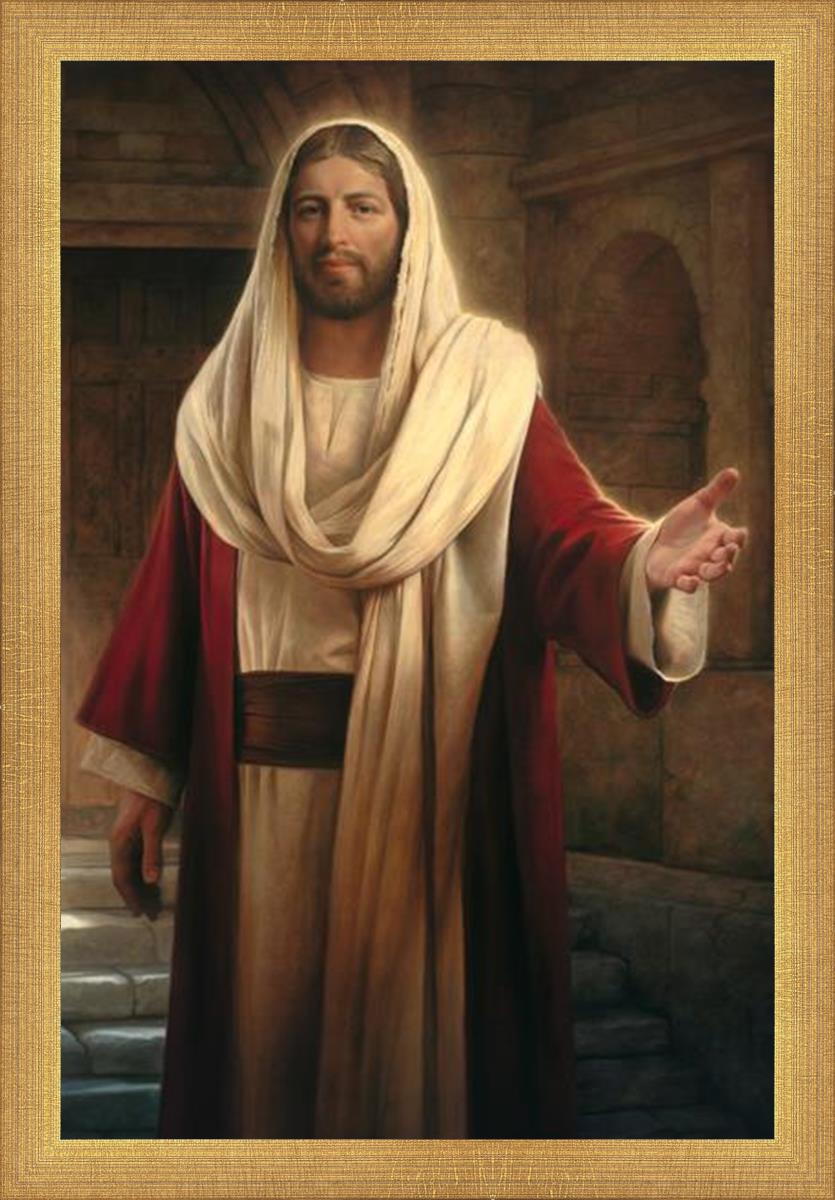 Come Follow Me by Howard Lyon - Inspirational Christian Art Print for Home, Church & Office Decor